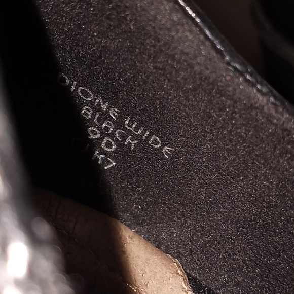 Earth Dione Black Leather Mary Jane Shoes Size 9 Wide - Picture 10 of 11